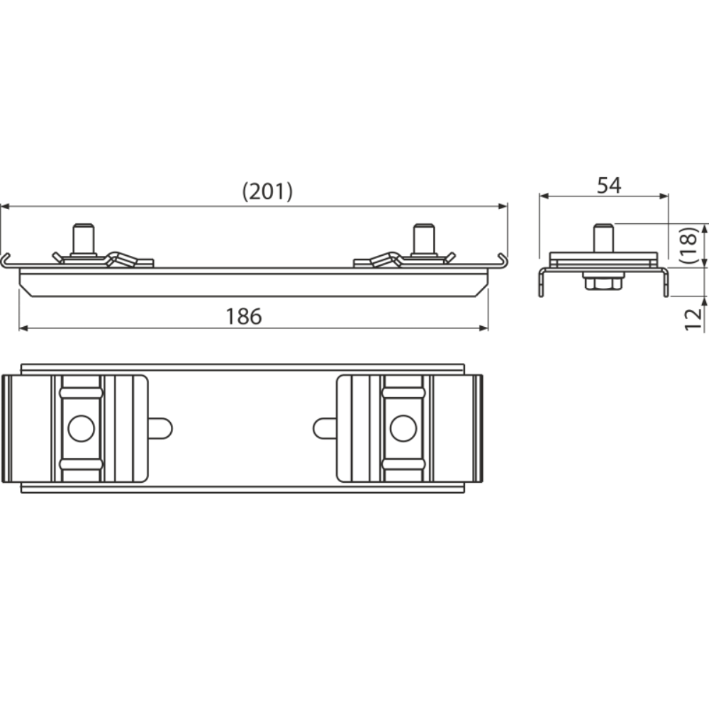 Замок для профилей Alcadrain AlcaSystem удлиненный AS-P018 2 Замок для профилей Alcadrain AlcaSystem удлиненный AS-P018 — изображение 2