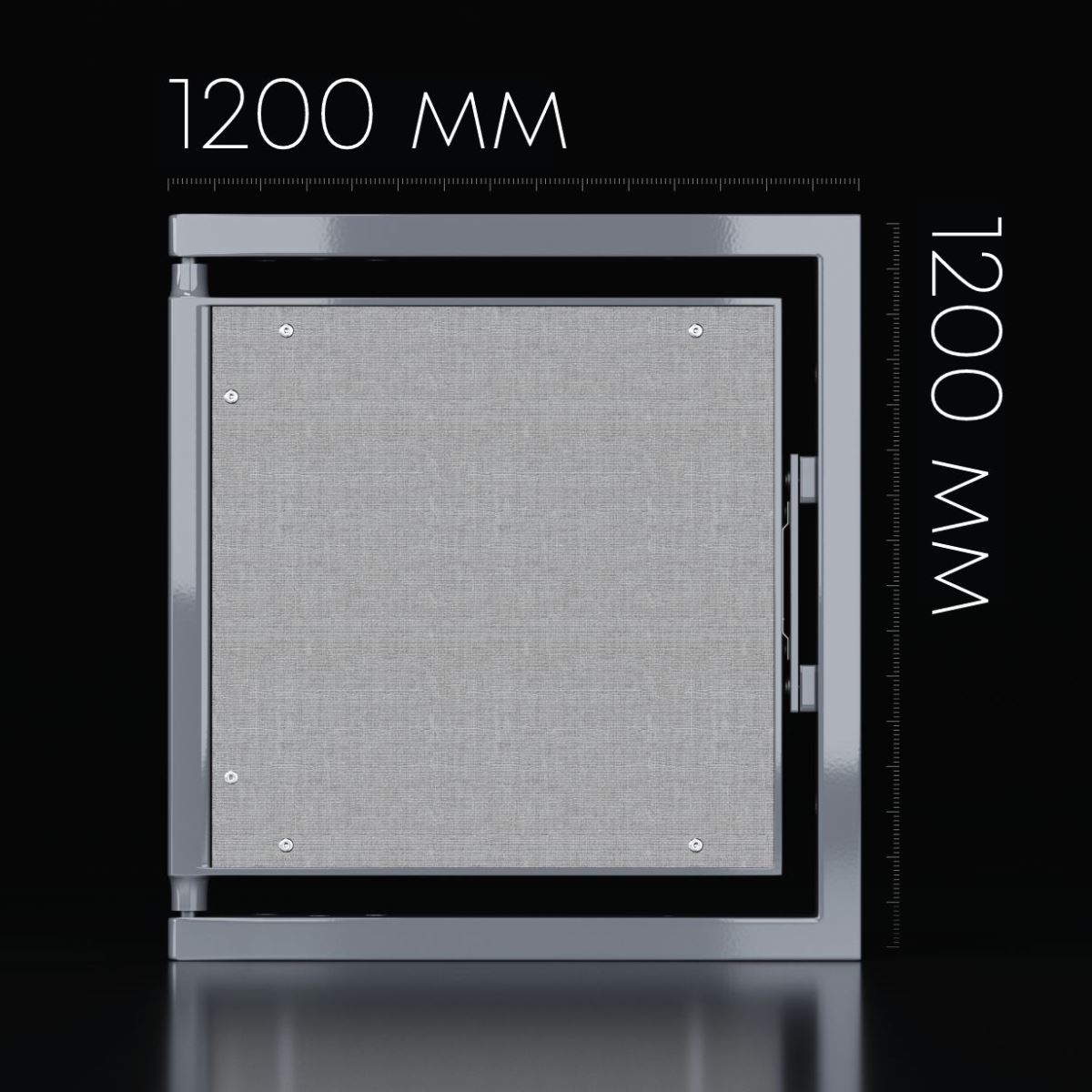 Люк одностворчатый Shagma 120х120 ревизионный под плитку ЛС1200x1200К 5 Люк одностворчатый Shagma 120х120 ревизионный под плитку ЛС1200x1200К — изображение 5