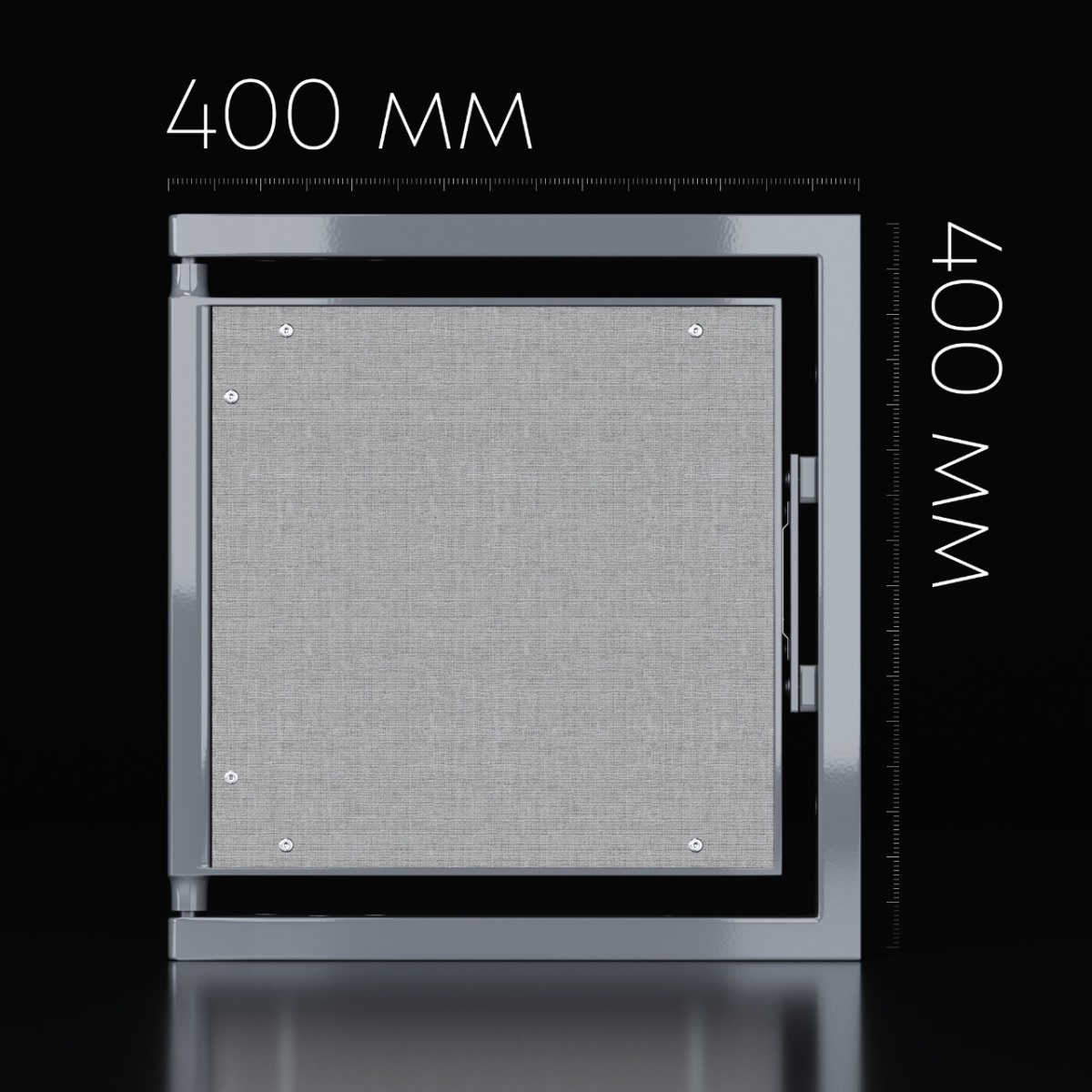 Люк одностворчатый Shagma 40х40 ревизионный под плитку ЛС400x400К 5 Люк одностворчатый Shagma 40х40 ревизионный под плитку ЛС400x400К — изображение 5