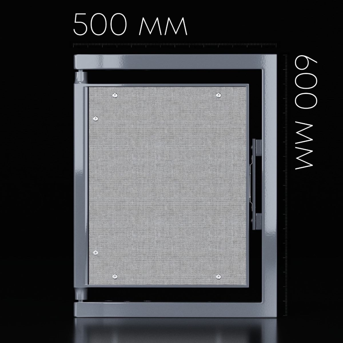 Люк одностворчатый Shagma 50х60 ревизионный под плитку ЛС500x600В 5 Люк одностворчатый Shagma 50х60 ревизионный под плитку ЛС500x600В — изображение 5